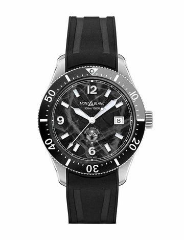 Montblanc 1858 Iced Sea Automatik Ref. 129372 Herrenuhr 41mm