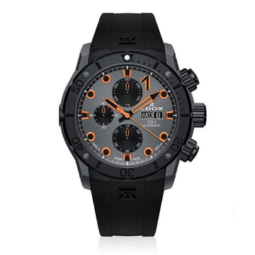 EDOX CO-1 CARBON 01125 CCN GNO Chronograph Automatikuhr Herren Taucheruhr 50 ATM 45 mm