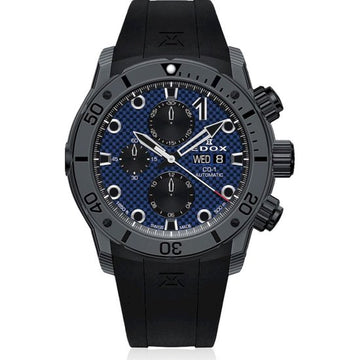 EDOX CO-1 CARBON 01125 CLNGN BUNN Chronograph Automatisch Herren Taucheruhr 50 ATM 45 mm