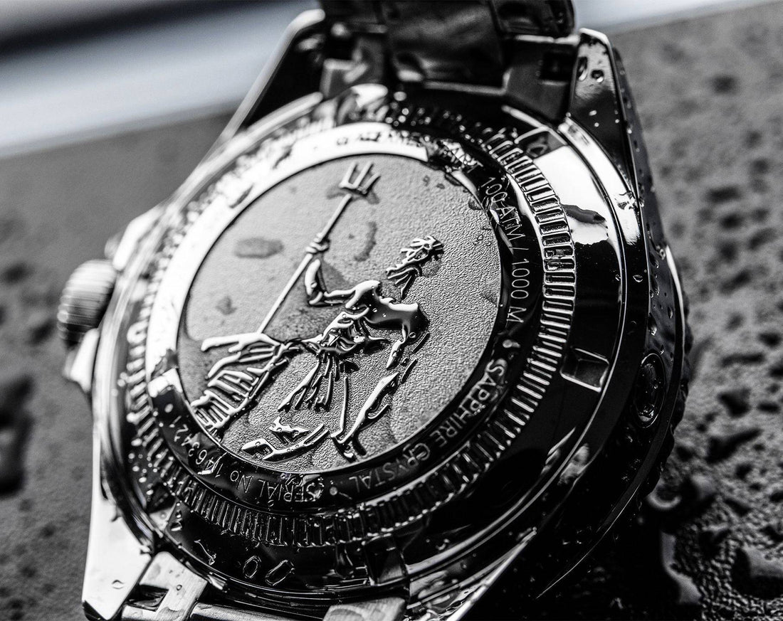 Edox Neptunian 80120 3VM VDN1 Skydiver Herren Taucheruhr 44 mm