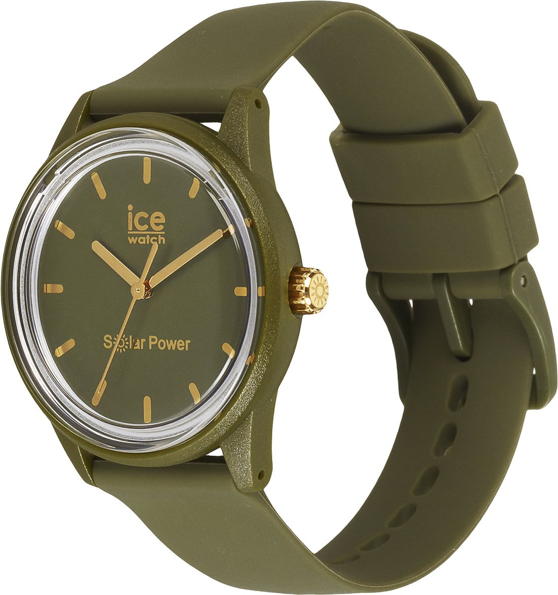 Ice Watch ICE Solar Power Damen-/Kinderuhr Khaki 36 mm