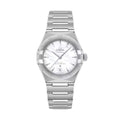 Omega Constellation Co-Axial Automatisch Dameshorloge O13110292005001 29mm met parelmoeren wijzerplaat en roestvrijstalen band. Luxe Swiss Made dames horloge voor stijlvolle gelegenheden.