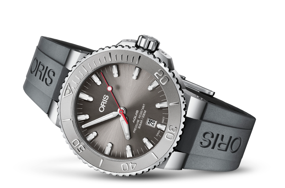 Oris Aquis Date Grau Herrenuhr 43,5 mm