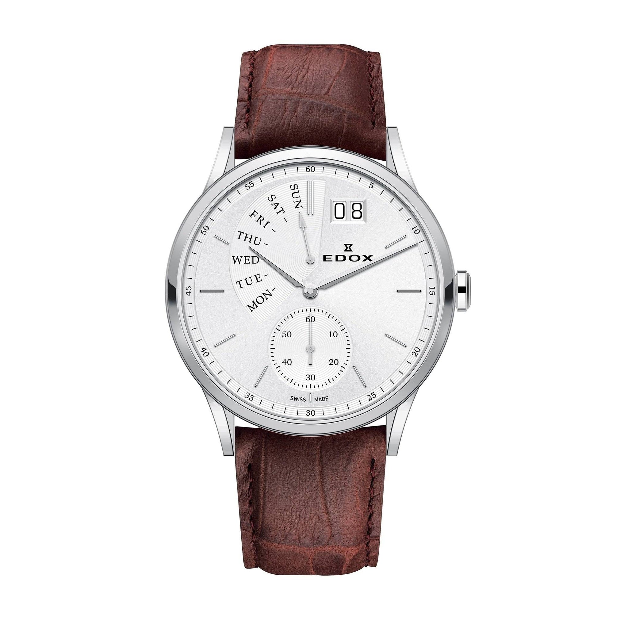 Edox Les Vauberts 34500 3 AIN Herrenuhr 42 mm