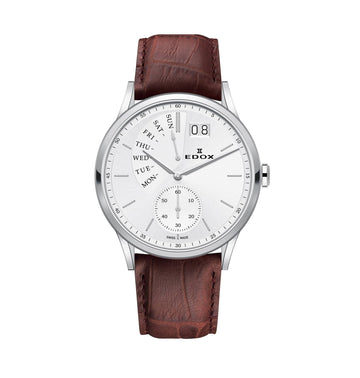 Edox Les Vauberts 34500 3 AIN Herrenuhr 42 mm