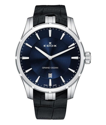 Edox Grand Ocean Swiss Made Herenhorloge 41 mm - horlogeoutlet.nl