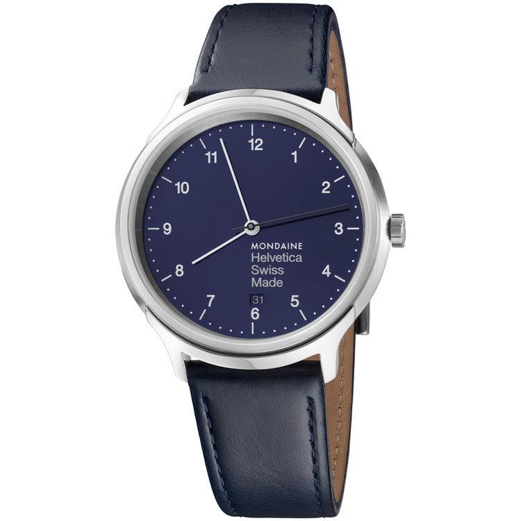 Mondaine Helvetica No.1 Regular Horloge 40 mm - horlogeoutlet.nl