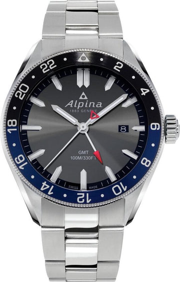 Alpina Alpiner Herrenuhr GMT AL-247GB4E6B 42mm