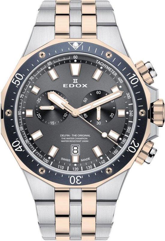 Edox Delfin 10109-357RBUM-NIR Duikhorloge 43 mm 20 ATM (DEMO) - horlogeoutlet.nl