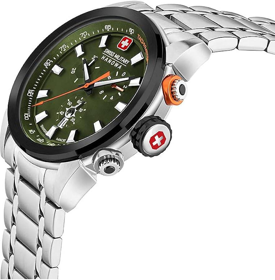 Swiss Military Hanowa Platoon Night Vision SMWGI2100271 Chronograph Herrenuhr 45 mm