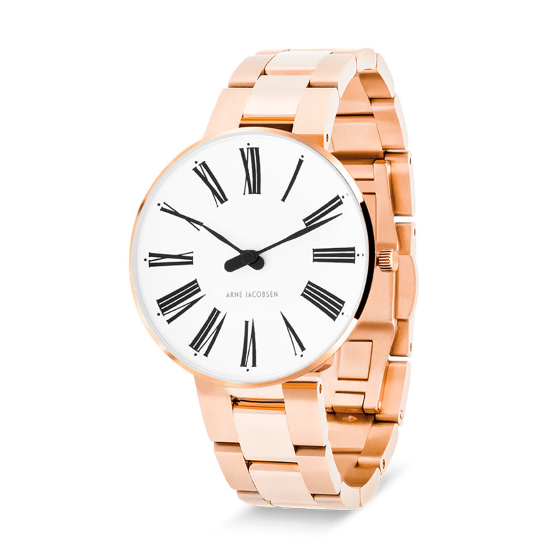 Arne Jacobsen Roman Damenuhr Medium Roségold 53311-1631 – 34 mm