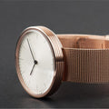 Auteur Watches Circles Club - Swiss Made Designhorloge Milanese Rose Staal 38mm - horlogeoutlet.nl