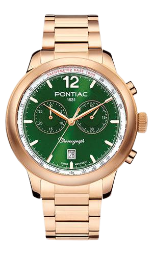 Pontiac Henry Chrono P40032 Herrenuhr 43 mm