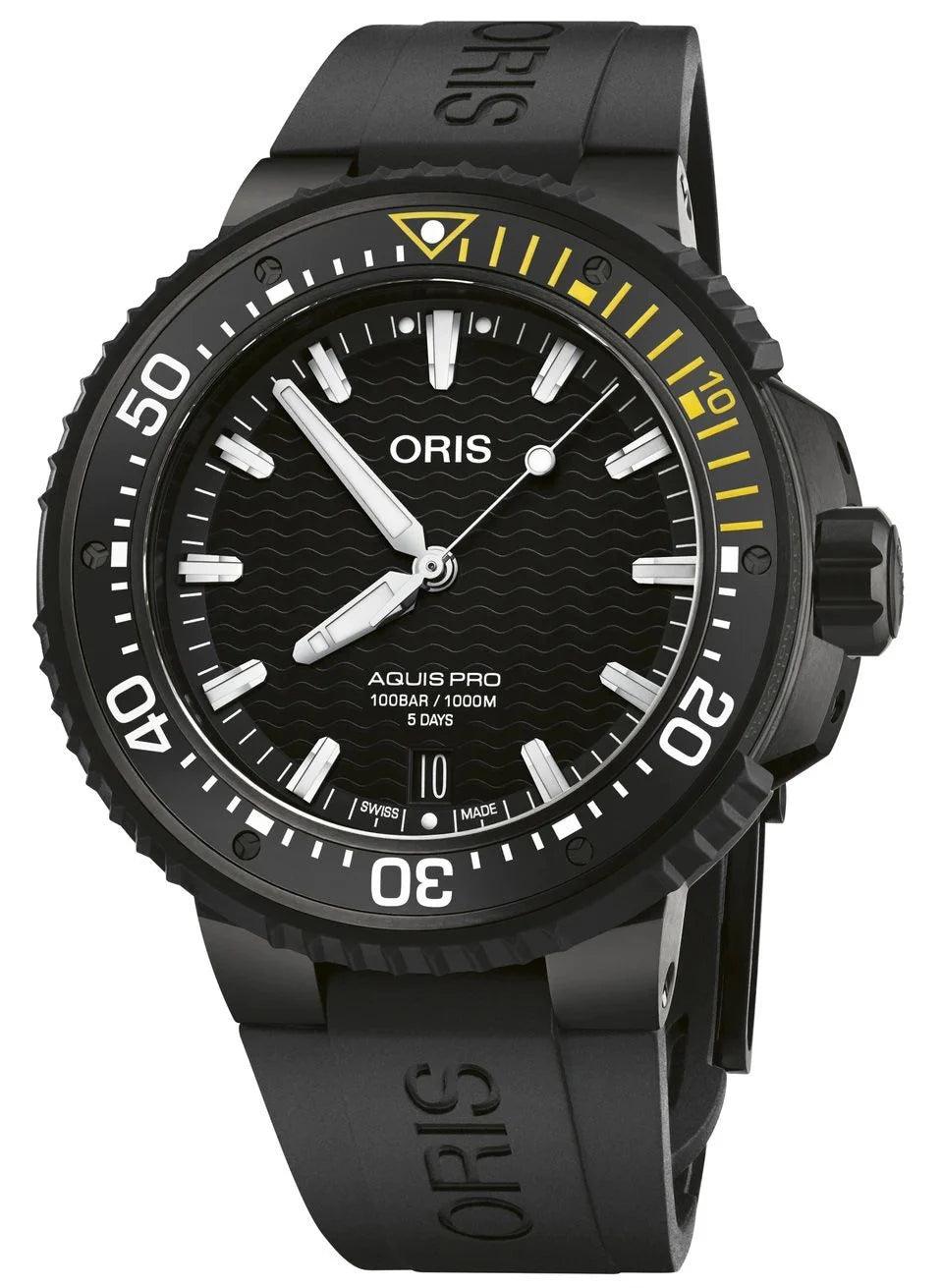 Oris AquisPro Date Calibre 400 100ATM Titanium Duikhorloge 49.5mm - horlogeoutlet.nl