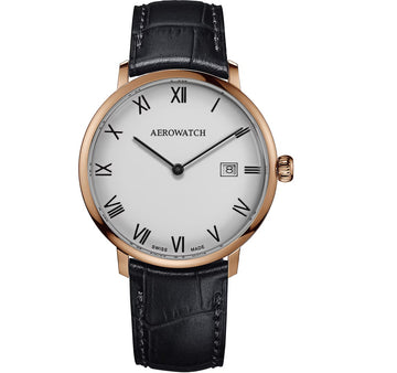 Aerowatch Héritage Slim Swiss Made Herenhorloge 40mm