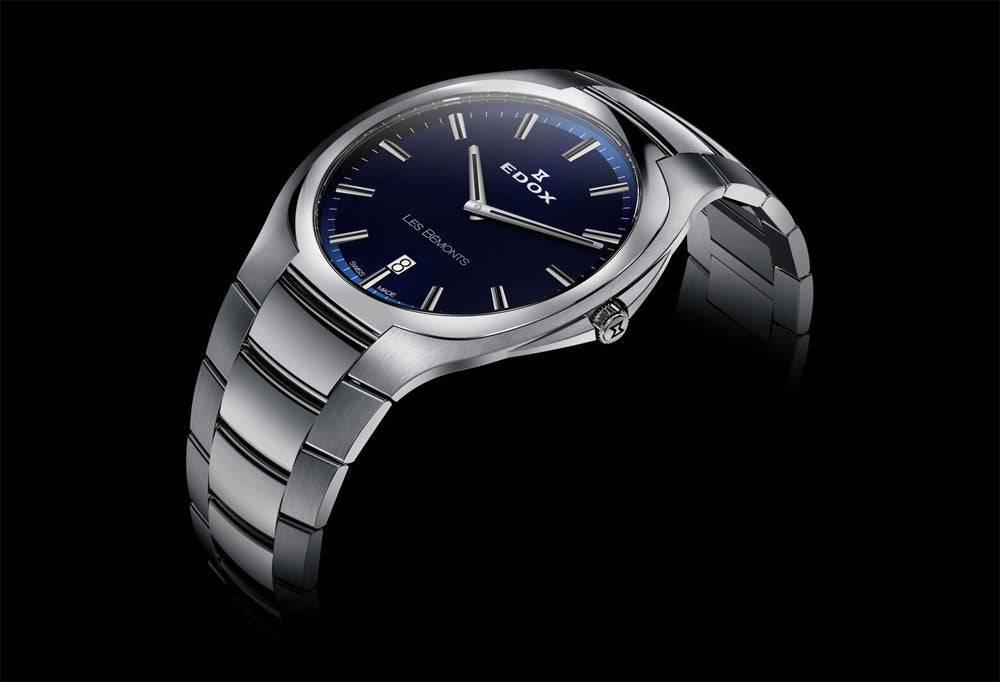 EDOX LES BÉMONTS 56003 3 BUIN Swiss Made Herrenuhr 40mm