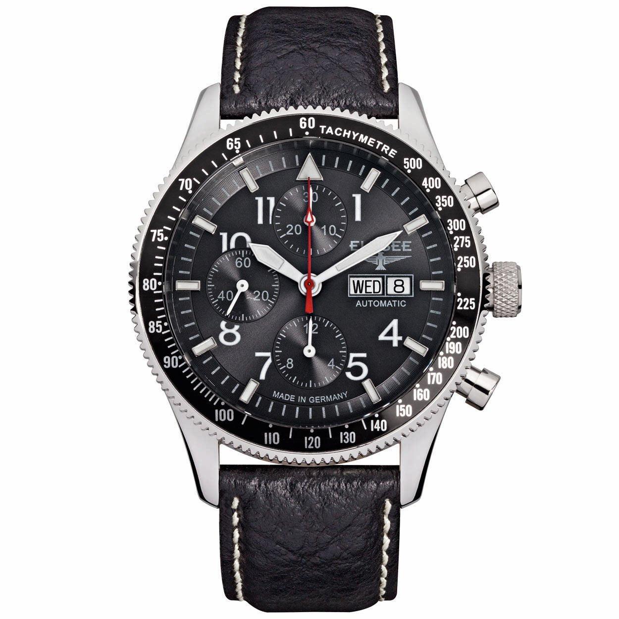 Elysee Executive I Herenhorloge Automaat Chronograaf 80530 44mm - horlogeoutlet.nl