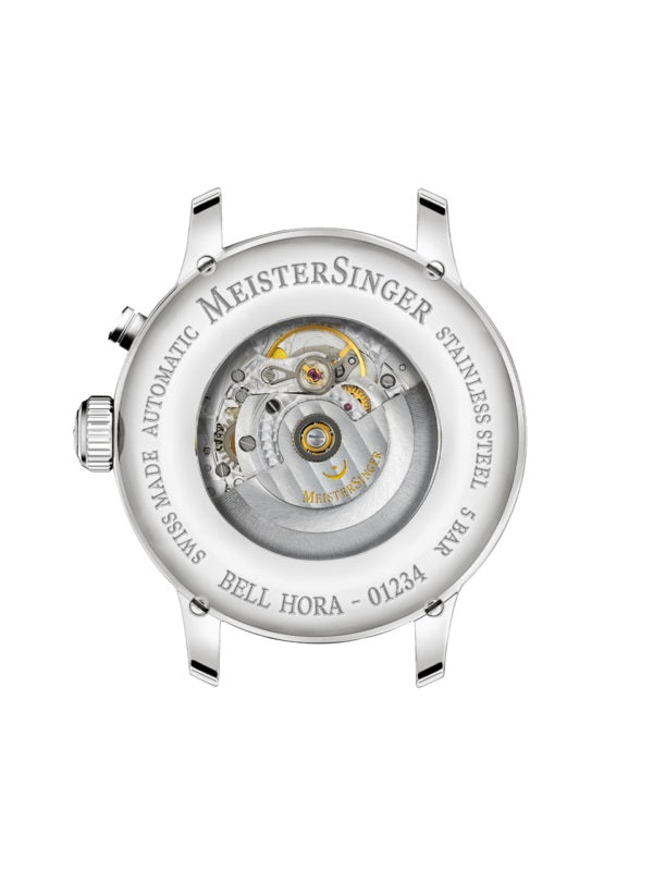 Meistersinger Bell Hora Herren Uhr Automat BH0902G 43mm