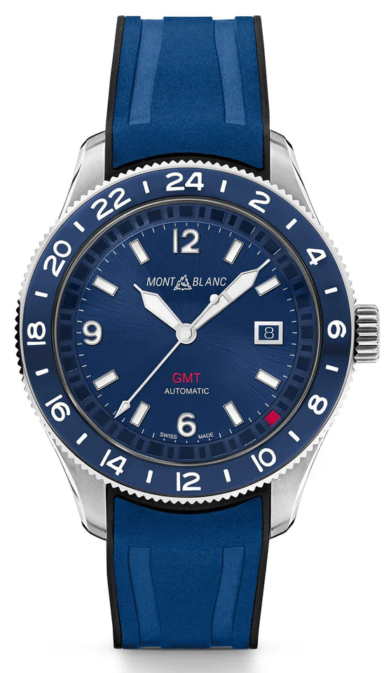 Montblanc 1858 GMT Automatic Ref: 129617 Herrenuhr 42mm