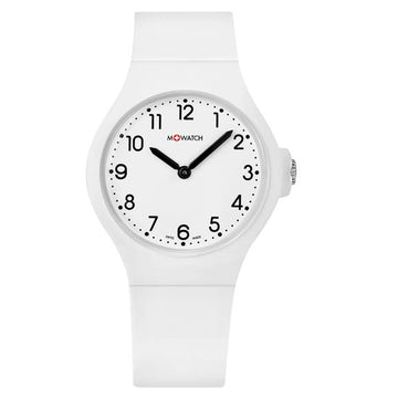 M+Watch by Mondaine - Swiss Made Unisex Horloge Wit 37mm