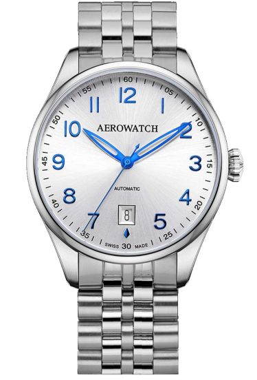 Aerowatch Les Grandes Classiques Schweizer Automatik Herrenuhr 40mm