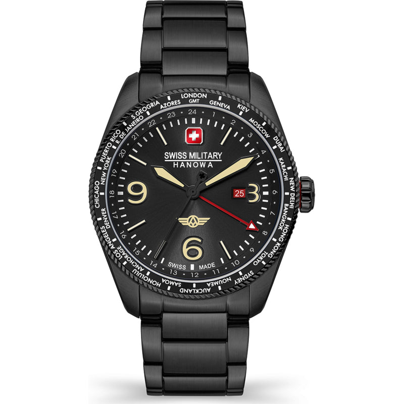 Swiss Military Hanowa City Hawk GMT-Uhr 42 mm
