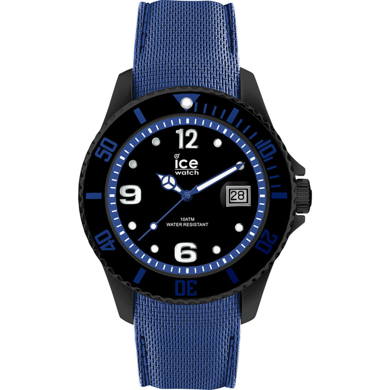 Ice Watch ICE Steel Schwarz Blau Herrenuhr 44mm