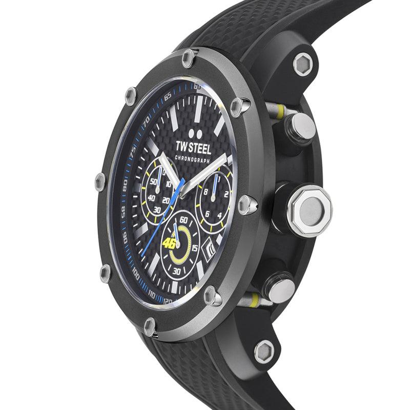 TW Steel Grandeur Tech VR46 Valentino Rossi Chronograaf Horloge 48mm - horlogeoutlet.nl