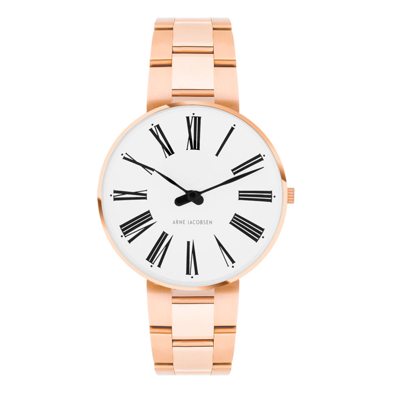 Arne Jacobsen Roman Damenuhr Medium Roségold 53311-1631 – 34 mm