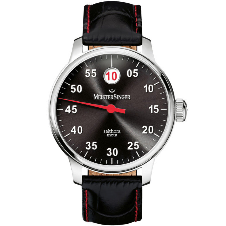 Meistersinger Salthora Meta Uhr Automatik Schwarz – 43 mm