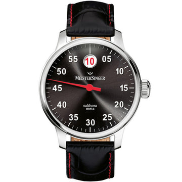 Meistersinger Salthora Meta Uhr Automatik Schwarz – 43 mm