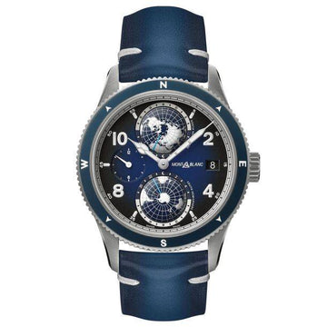 Montblanc 1858 Geosphere Automatic Ref: 125565 Herrenuhr aus Titan 42 mm