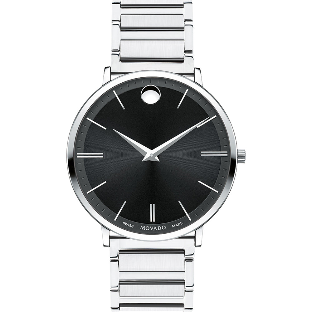 Movado Ultra Slim 0607167 Swiss Made Herrenuhr 40mm