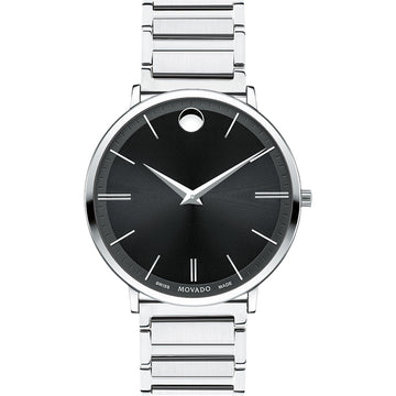 Movado Ultra Slim 0607167 Swiss Made Herrenuhr 40mm