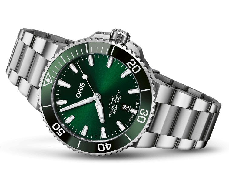 Oris Aquis Automatic Grün Herrenuhr 41,5 mm