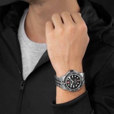 Swiss Military Hanowa SMWGL0002001-SET Maitre Plongeur Automatikuhr Herrenuhr 44 mm